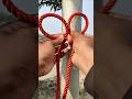 Can YOU Tie This Rope Knot ✅🎉 #shorts #skills #knowledge