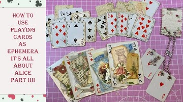How To Use Playing Cards as Ephemera   It