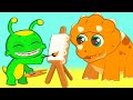 Groovy The Martian & Phoebe | Learn about dinosaurs in an exciting adventure!