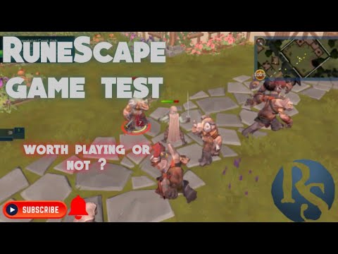 RuneScape MOBILE GameTest /// worth playing or not ???