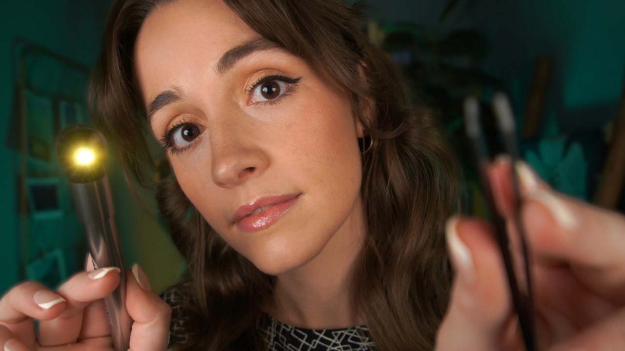 ASMR | You Have Something In Your Eye! 👁️ (face exam + up-close personal attention)