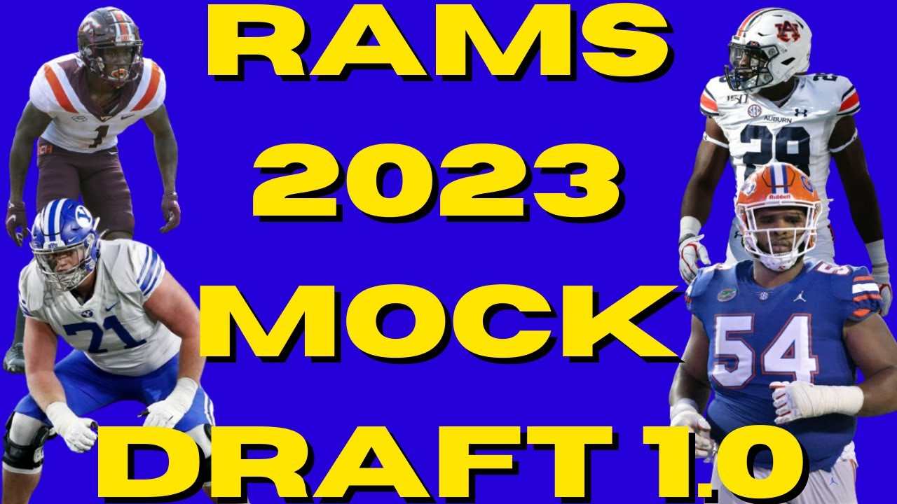 2023 LOS ANGELES RAMS MOCK DRAFT 1.0 The Sports Brief Podcast YouTube