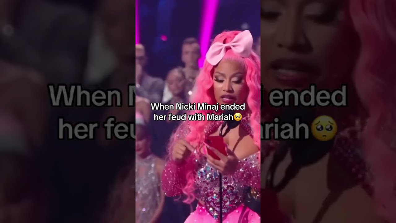 When Nicki Minaj Ended Her Feud With Mariah Shorts Celebrities Arianagrande Edit Singer