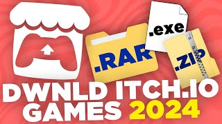 How To Download Itch.io Games 2024! (.rar .zip .exe) screenshot 5