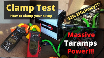 Car Audio Clamp Test.  How to Clamp Your setup + HUGE Taramps Power!!