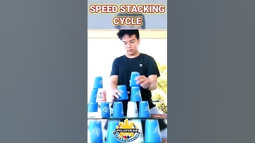 A Fast Speed Stacks Cycle in 6.247 Seconds! #cupstacking #fast #shorts