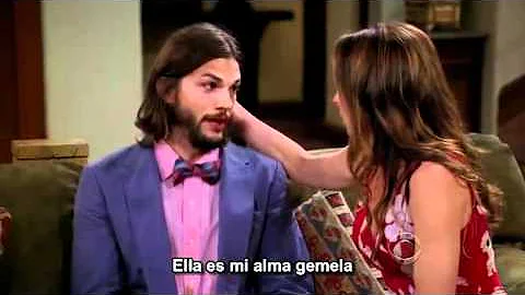 Two and a half men: Judith enojada con Walden. (Su...