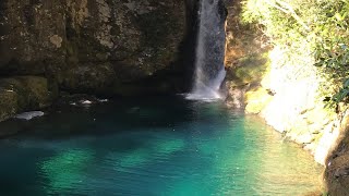 蛇神の住む神聖な滝【にこ淵】パワースポット✨日本一の水質を誇る高知仁淀川の支流の滝