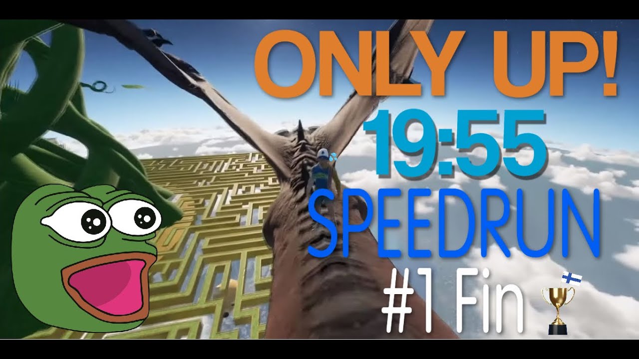 Only Up Speedrun in 19:04 (Former World Record) 🇺🇲 