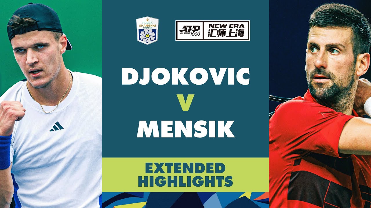 Novak Djokovic vs Jakub Mensik Exhilarating Match 2024 | Extended Highlights