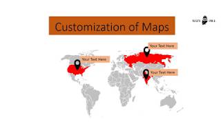 Customization of Maps | PowerPoint | Wizy Owl