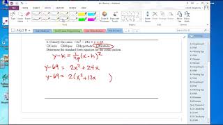 4.13 Review Unit Test Conics