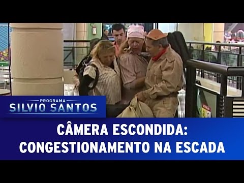 Câmera Escondida (11/09/16) -  Congestionamento na escada