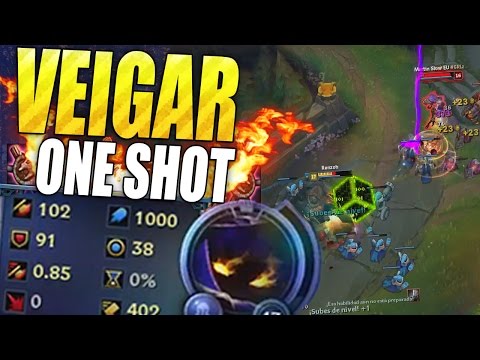 VEIGAR ONE SHOT! EL ENEMIGO DE LOS ADCs (+1000 AP) - VEIGAR ONE SHOT! EL ENEMIGO DE LOS ADCs (+1000 AP)