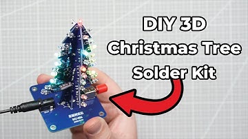 DIY 3D Christmas Tree RGB Soldering KIT