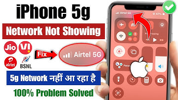How to fix 5g network not showing in iphone | iphone me 5g network nahi aa raha hai | 5g network ios