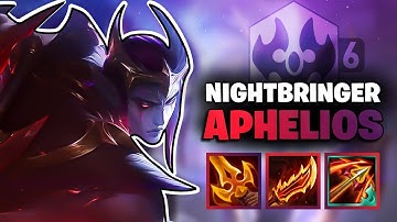 6 NIGHTBRINGER APHELIOS IS INSANE!! | Teamfight Tactics Set 5