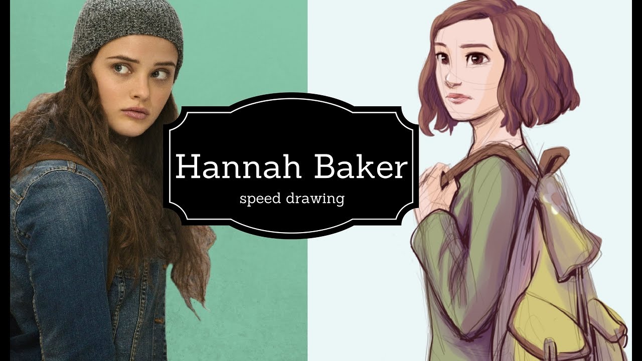 Speed Drawing - Katherine Langford (Hannah Baker) - YouTube
