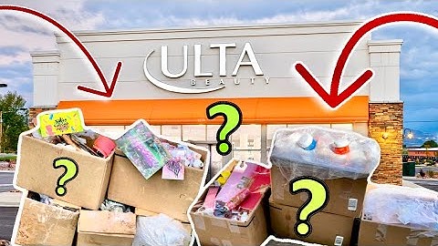 DUMPSTER DIVING AT ULTA - WHAT’S IN THESE DAMAGED & RETURN BOXES?📦