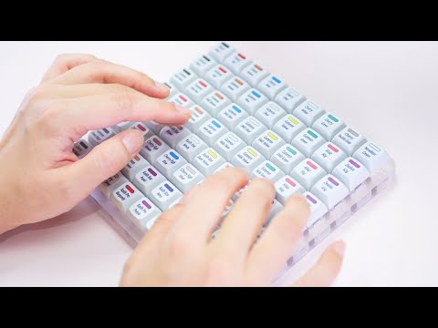 【ASMR】72種類の無限キーボードスイッチ👉⌨　72キーメカニカルキーボードスイッチ【音フェチ】