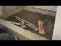 How to install   Mud in a shower floor