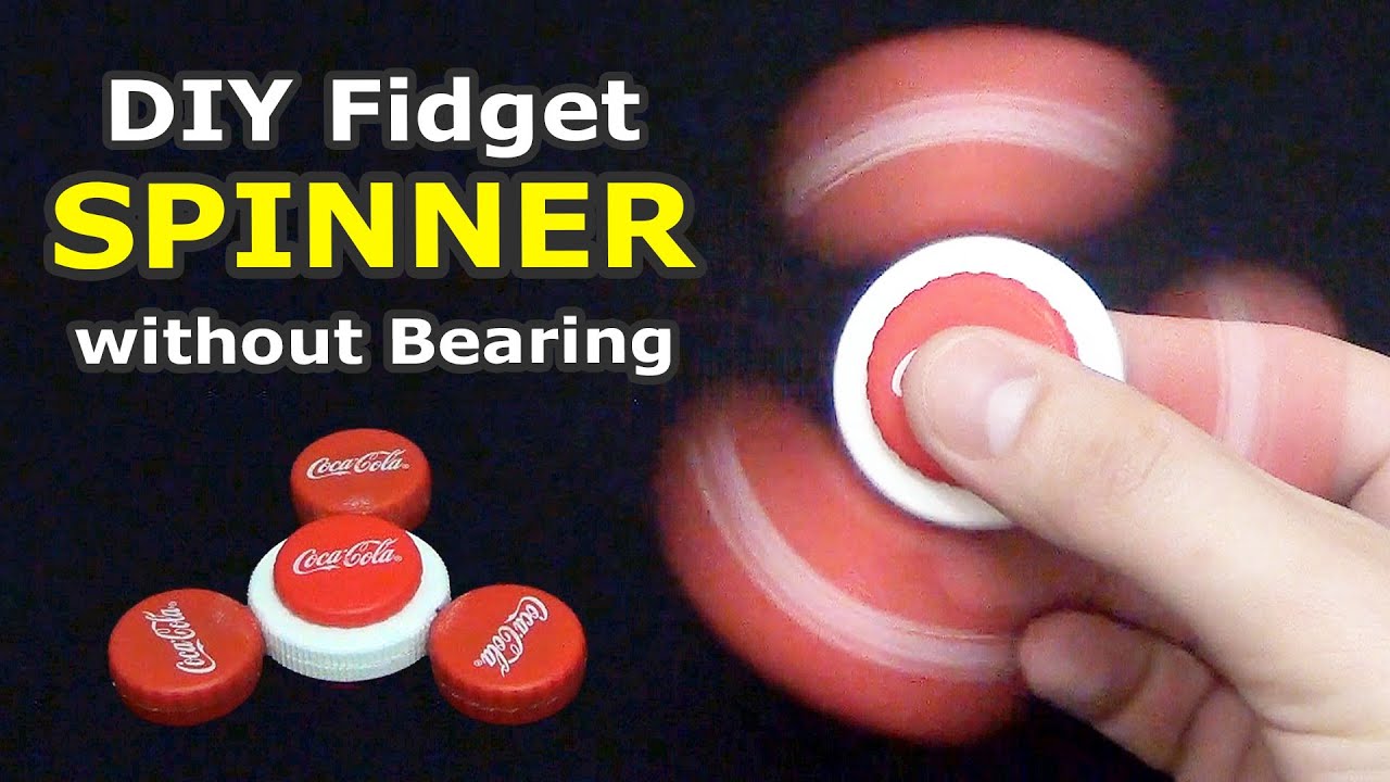 DIY Fidget Spinner without Bearing How to make a fidget spinner from