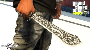 How to install Engraved Machete (Weapon Mods) (2020) GTA 5 MODS