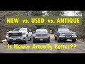 Old Vs. Used Vs. New Chevy Trucks! (Drag Race + Tow Test + More!)