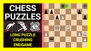 Chess Puzzles to Practice. Themes: Long puzzle, Crushing, Endgame. Learn Chess