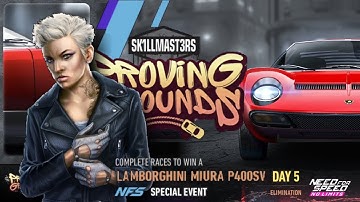 Lamborghini Miura P400SV | Day 5  elimination | NFS No Limits  Proving Grounds