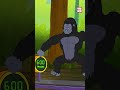Gorilla - The Largest Living Ape | Daily Diet of Gorilla #shorts #gorilla #fooddiet #ape