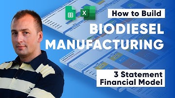 How to Build a Biodiesel Manufacturing 3 Statement Financial Model In Excel