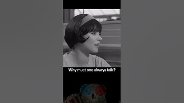 Talk, talk... Can we just, for once, talk through silence? It can be a better language.