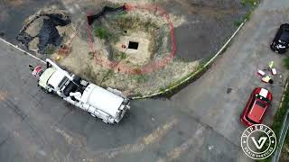 Biggest pipe I have ever cleaned.|Culvert Cleaning | With VACTOR truck Warthog Magnum
