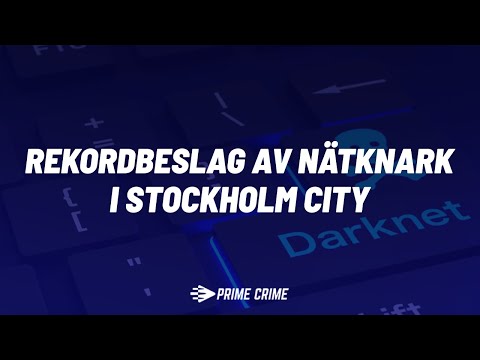 Rekordbeslag av nätknark i Stockholm city (Hela rättegången)