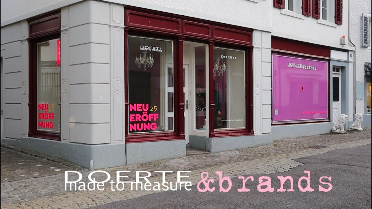 DOERTE&brands - Ladenfolierung