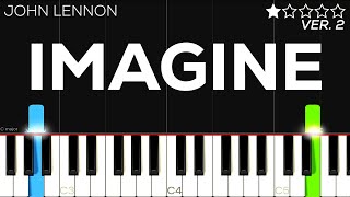 John Lennon - Imagine | EASY Piano Tutorial