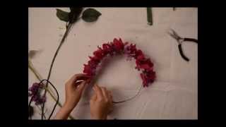 DIY - Flower crown اصنعي طوق الورود