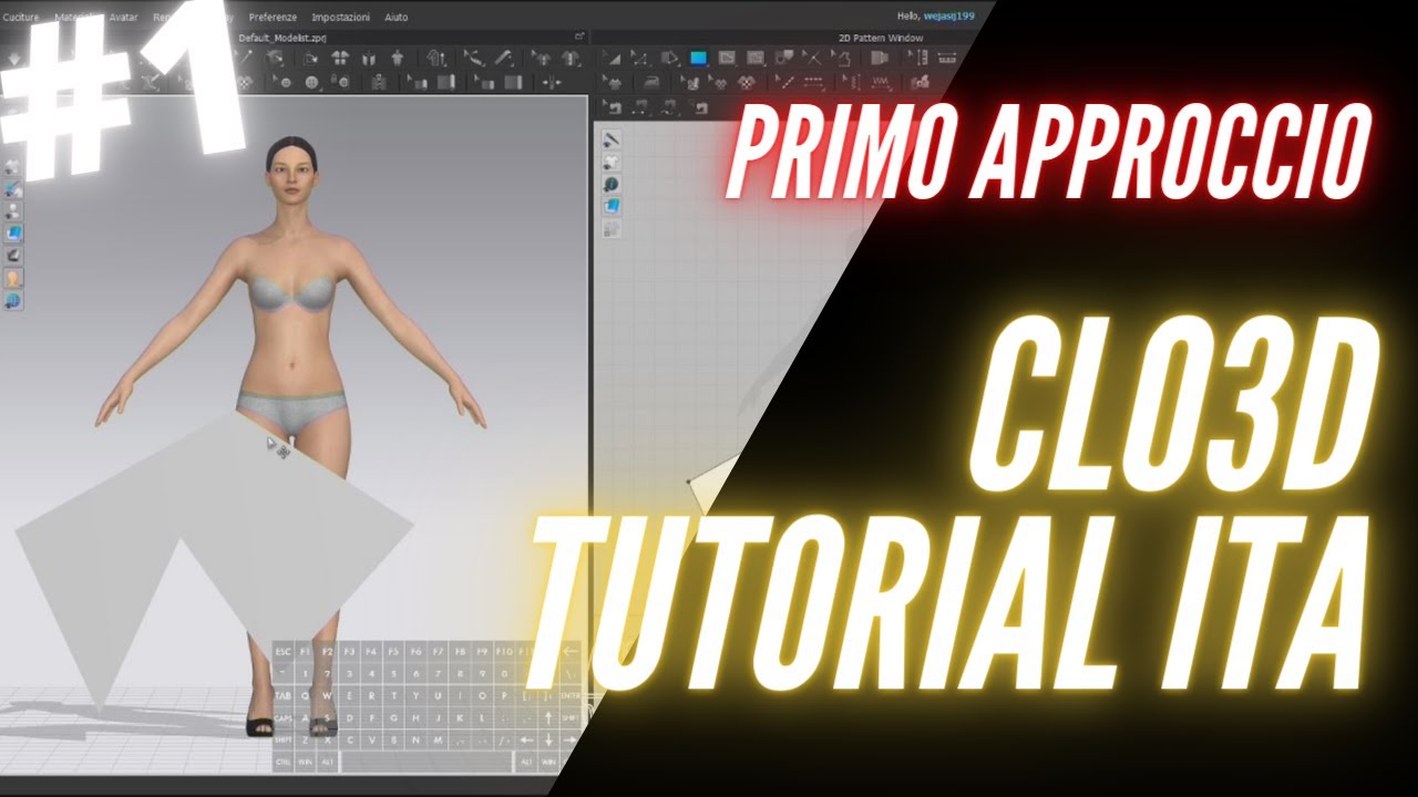 Clo3D Tutorial ITA 1 Primo approccio YouTube
