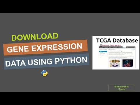 Download Normal & Tumor gene expression data from tcga database using python. A tutorial video