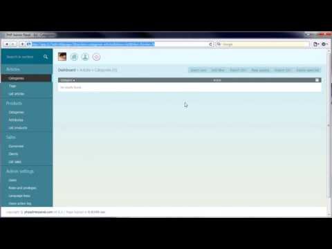 PHP Admin Panel