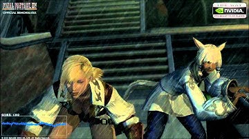 FFXIV Benchmark with Fraps