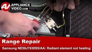 Samsung Stove Repair - Radiant Element Not Heating - Dual Radiant Element