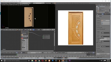 how to model different kinds of doors in blender timelapse tutorial