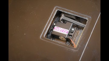 Explorer BF F5J - Instalación de servos e IDS en alerón - IDS installing