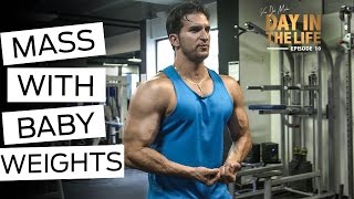 Building Muscle Mass with BABY WEIGHTS! Vince Del Monte The secret of building muscle mass with baby weights (get more muscle mass by using this intense shoulder and arm workout - all