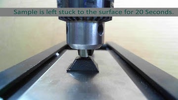 “Stiction” and Tack testing on Tinius Olsen Testing Machine