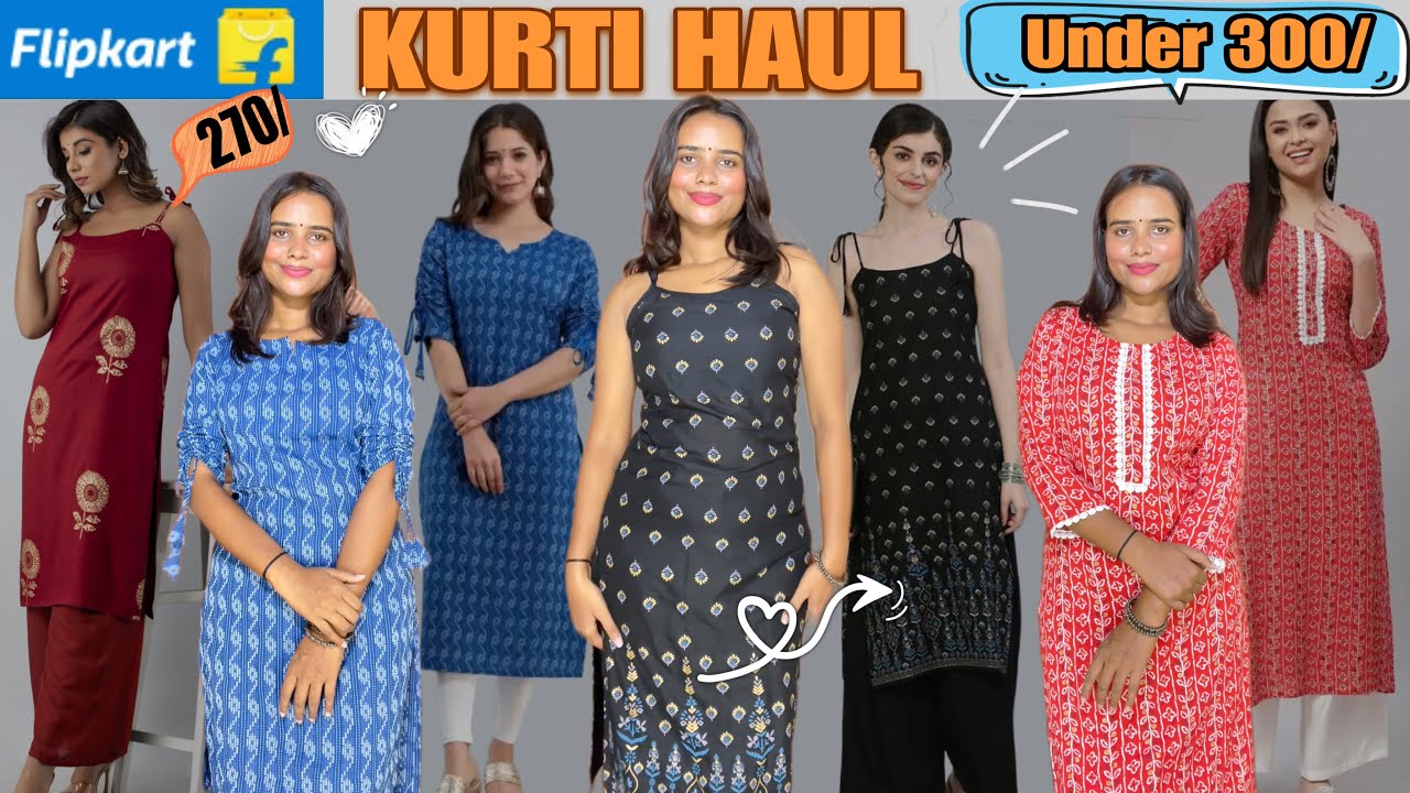 Details more than 110 flipkart long kurtis below 300 super hot