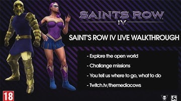 Saints Row IV Walkthrough Live Right Now!! (12 pm central, Link in the Description!)