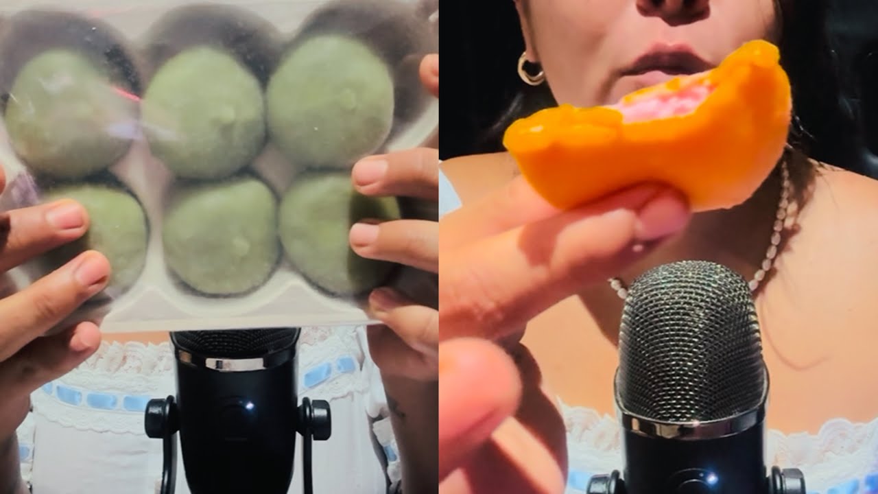 💦ASMR EN ESPAÑOL | COMIENDO MOCHIES DE PISTACHOOOO🥵